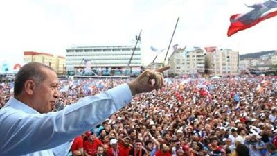 الحزب الحاكم في تركيا يتوقع فوز «أردوغان» بالانتخابات بنسبة  51%