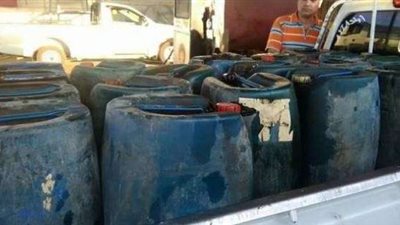 ضبط 95 ألف لتر مواد بترولية قبل بيعها في السوق السوداء بالبجيرة