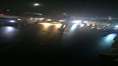 حادث تصادم يوقف الطريق الدائري في اتجاه المرج