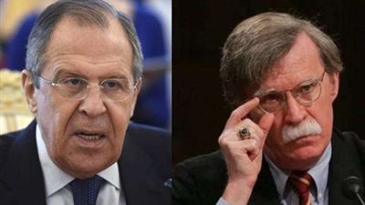 «جون بولتون» يجتمع مع سيرخي لافروف خلال زيارته الكرملين اليوم