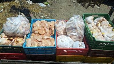 مباحث القاهرة تضبط مسؤل مجزر دواجن فاسدة بحلوان (صور)