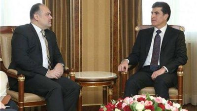 نيجيرفان بارزانى يستقبل قنصل مصر فى كردستان.. ويؤكد فرص استثمارات جديدة بالإقليم