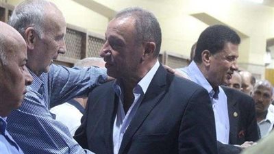 نجوم الكرة المصرية في عزاء عبد الرحيم محمد