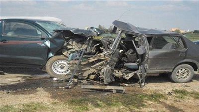 تدهور الحالة الصحية لـ”عريس وعروس” حادث ”زفة السيارات” ببني سويف