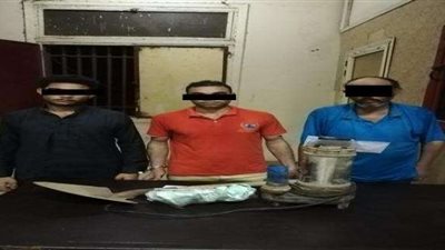 إحباط محاولة 3 أشخاص التنقيب عن الآثار في حلوان