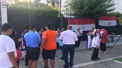 احتفالات المصريين بـذكرى «30 يونيه» في اليونان