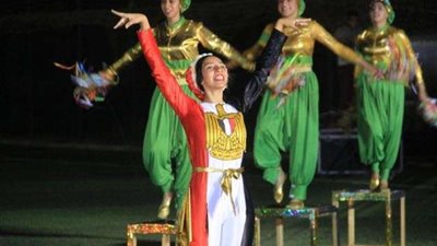 ”تربية رياضية بورسعيد” تعرض إنجازات السيسي بطريقتها في ”30 يونيو” (صور)