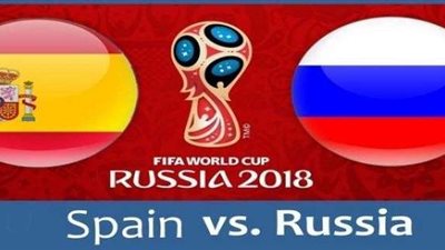 التعادل الإيجابي ينهي الشوط الأول بمباراة إسبانيا وروسيا في المونديال