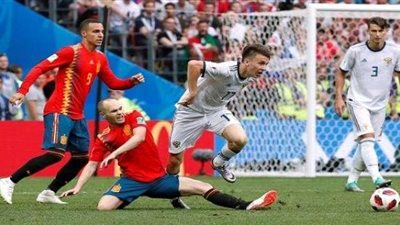 روسيا تحقق المفاجأة وتصعد لدور الثمانية بالمونديال على حساب إسبانيا