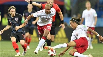 التعادل الإيجابى يصل بكرواتيا والدنمارك للوقت الإضافى