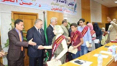 المنوفية تكرم أوائل الشهادة الإعدادية بقاعة المؤتمرات بجامعة المنوفية