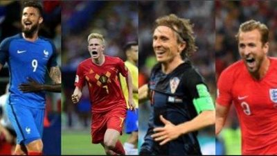 تاريخ مواجهات المربع الذهبي لكأس العالم 2018