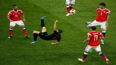 كرواتيا تخطف التقدم أمام روسيا بالشوط الإضافي الأول