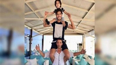 سعد الصغير يعبر عن حبه الشديد لأولاده
