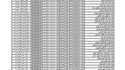 بالأسماء.. تعديل مقر انعقاد اختبارات معلمي الغربية من كفر الشيخ لطنطا