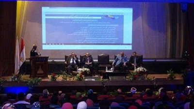”مواجهة الإرهاب بالفكر والتعمير” جلسة بحضور  ماجد نجم رئيس جامعة حلوان