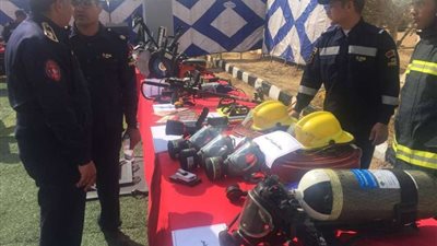 بالصور.. الداخلية تحتفل باليوم العالمي للحماية المدنية