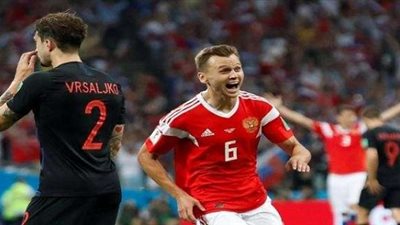 التعادل الإيجابي يحسم الشوط الأول بين كرواتيا وروسيا