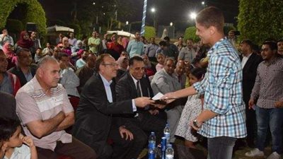 أمسية فنية وثقافية بحضور محافظ بني سويف (صور)