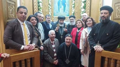 مطران بورسعيد يستقبل أمانة المواطنة بحزب 