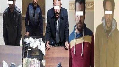 سقوط عناصر إجرامية بالسحر والجمال.. وبحوزتهم أسلحة نارية ومخدرات