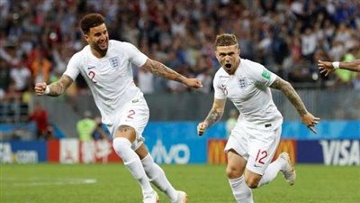 إنجلترا تتقدم على كرواتيا بهدف في الشوط الأول