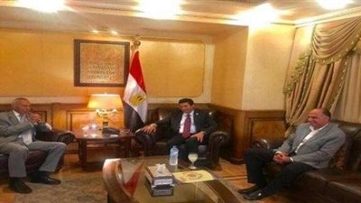 وزير الرياضة يستقبل رئيس الإسماعيلي ونائبه (صور)