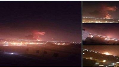 شاهد.. لقطات جديدة من انفجار محيط مطار القاهرة