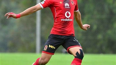 عمرو جمال يؤدي تدريبات تأهيلية في التتش