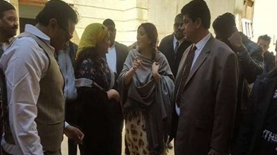 وفاء عامر تحتفل ببدء تصوير مشاهد 