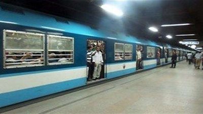 انتظام حركة المترو بالخط الأول من حلوان للمرج بعد إصلاح العطل الكهربي
