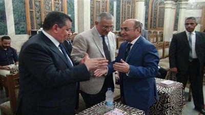وزير الدولة لشئون مجلس النواب وأحمد زكي بدر يقدمان العزاء في وفاة قدري حسن