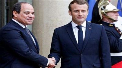 الرئيس السيسي يهنئ  «ماكرون» لفوز فرنسا بـ كأس العالم