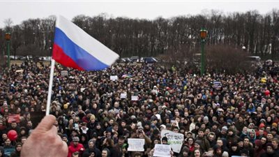 مسيرة بالآلاف في شوارع روسيا احتجاجا على قرار الحكومة بشأن الإنترنت