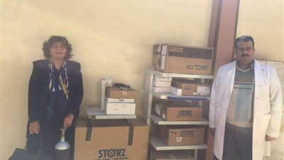 دعم مستشفى المنشاوي العام في طنطا بأحدث منظار جراحي