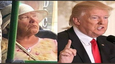 سيدة روسية تثير الجدل عبر مواقع التواصل الاجتماعي لتطابق ملامحها مع «ترامب»