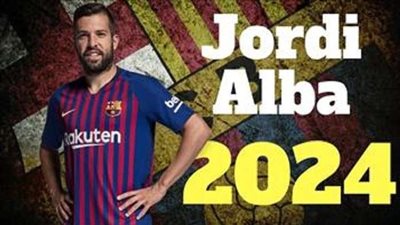 برشلونة يمدد عقد جوردي ألبا حتى 2024