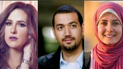 أول ظهور لبسنت طليقة معز مسعود بعد إعلان زواجه من شيري عادل