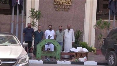 بالفيديو.. ضبط مصنع لإنتاج الهيروين بالقليوبية