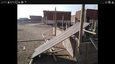 وقف 5 حالات بناء بدون ترخيص وإزالة حالة تعدي بمغاغة بالمنيا