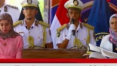 «أنا فخورة إنى بنت البطل»..رسالة ابنة شهيد الشرطة لـ«السيسي»