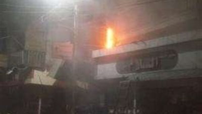 السيطر على حريق اندلع ب”سوبر ماركت” دون اصابات ببني سوبف