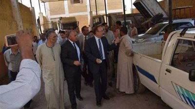 محافظ بني سويف يوجه بفحص فني شامل لحالة المعدات بالوحدات المحلية