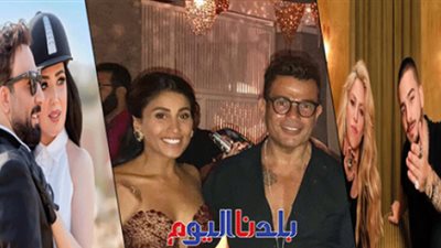 نشرة فن ”بلدنا اليوم”.. زفاف عمرو دياب ودينا الشربيني ”فشنك”