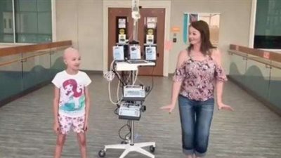 «أبيلجيل لويس».. طفلة تحدت وباءين «السرطان وكيكي»