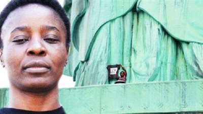 رسالة جديدة من ”متسلقة تمثال الحرية” إلى ميلانيا ترامب