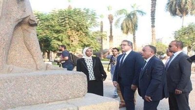 بالصور.. وزير الاثار يتفقد المتحف المصري قبيل وصول وزير الخارجية الإيطالي