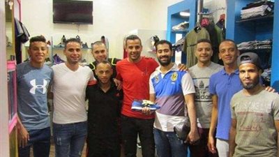 نجوم بني سويف يشاركون قائد الفريق في افتتاح ”الكابيتانو”.. (صور)