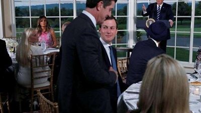 عشاء عمل خاص لـ”ترامب” ورجال أعمال أمريكا.. (صور)