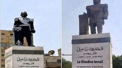 «تشويه الحضارة».. تمثال الخديوي إسماعيل يثير جدلاً واسعًا.. وخبراء: ماحدث «عيب» في حق مصر